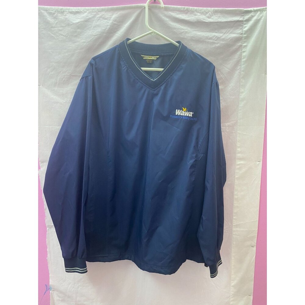 Wawa Navy Blue Pullover " Wawa's President's Safety Council" Long Sleeve XL